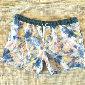 Tie dye swim shorts